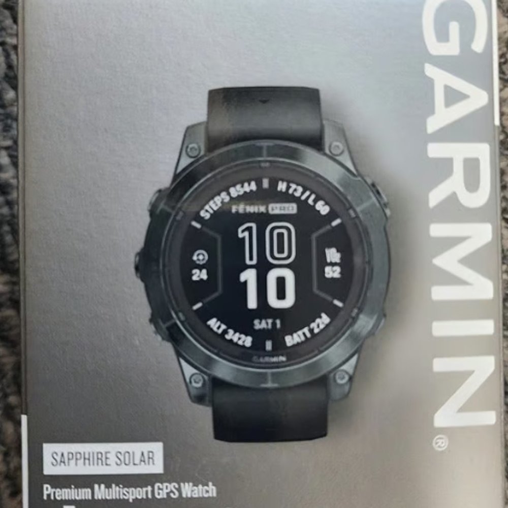 Garmin Fenix 7 Pro Sapphire Solar Watch 47mm
